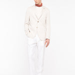 GIACCA JERSEY/MEN`S JERSEY JACKET 44 / BEIGE