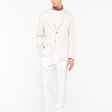 GIACCA JERSEY/MEN`S JERSEY JACKET 44 / BEIGE