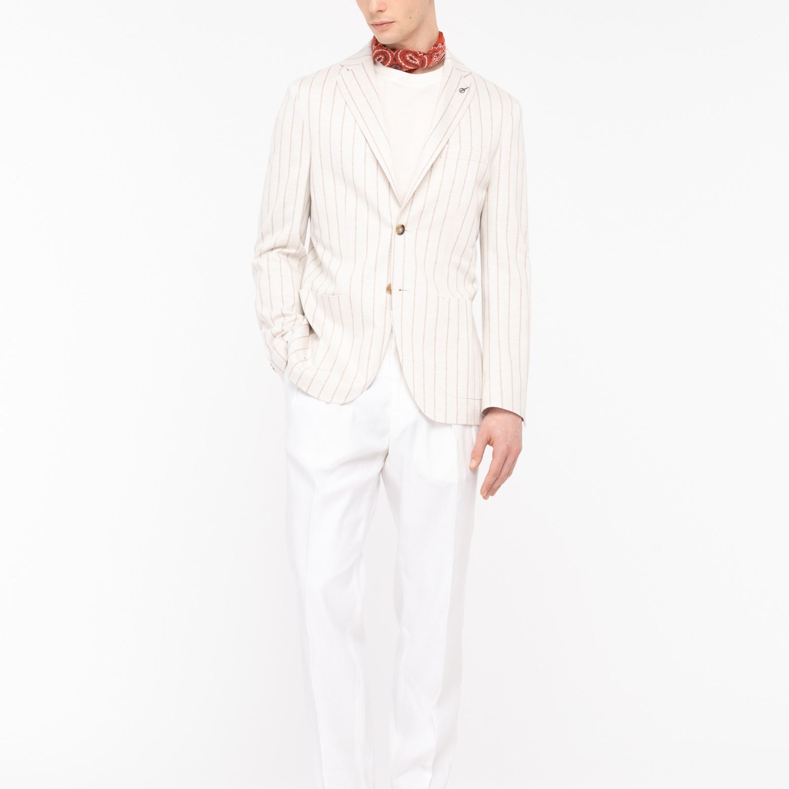 GIACCA JERSEY/MEN`S JERSEY JACKET 44 / BEIGE