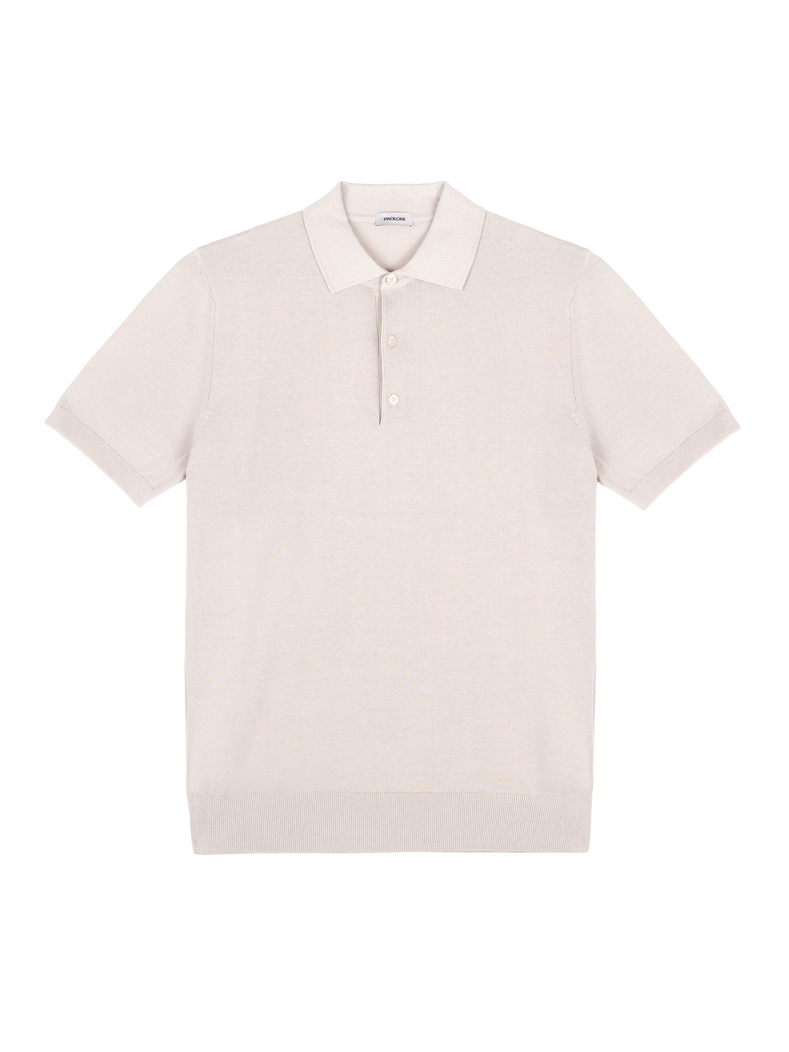 Polo in maglia jersey di cotone 3XL / BEIGE