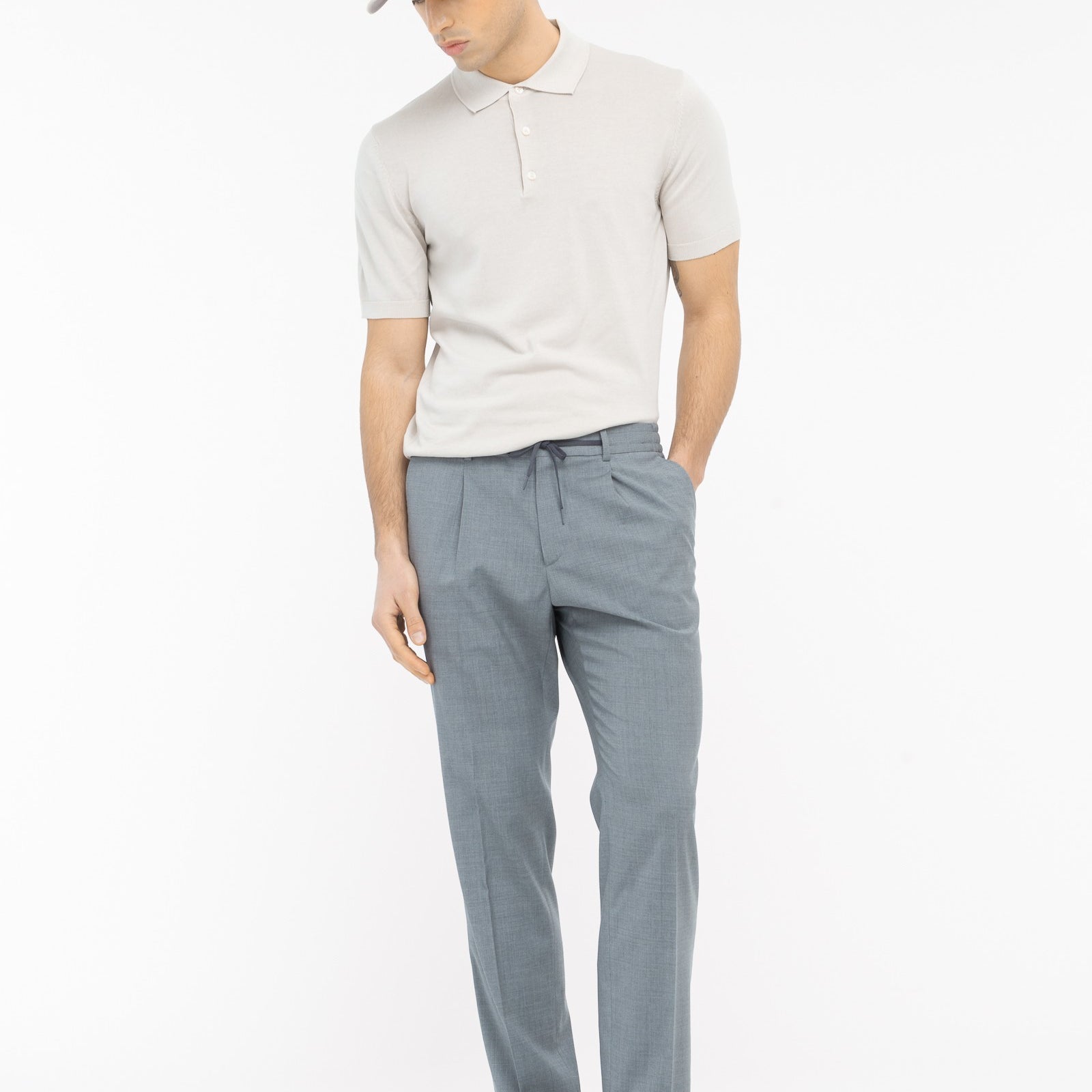 Polo in maglia jersey di cotone 3XL / BEIGE