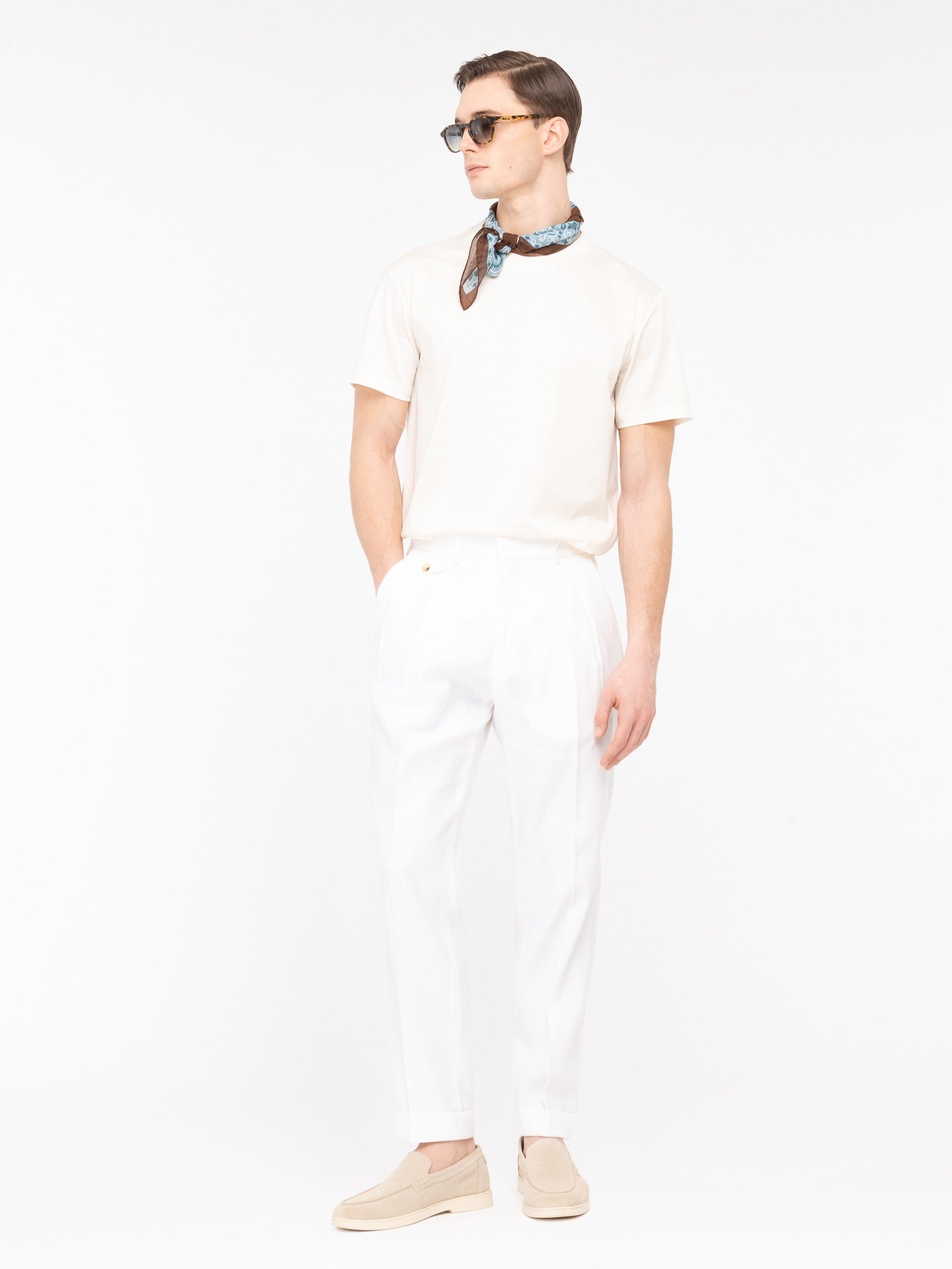 T-shirt jersey di cotone 3XL / BIANCO