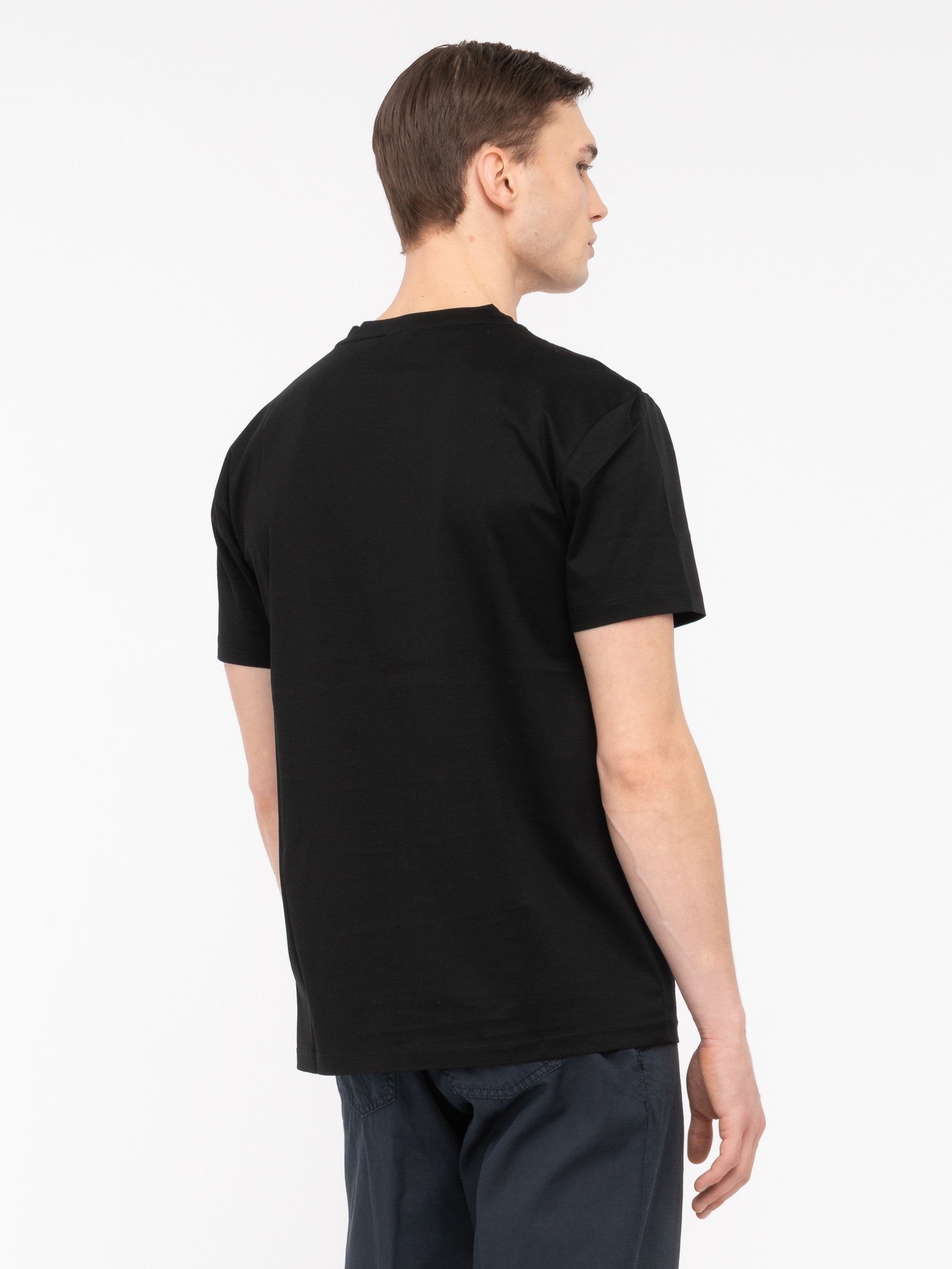 T-shirt jersey di cotone 3XL / NERO