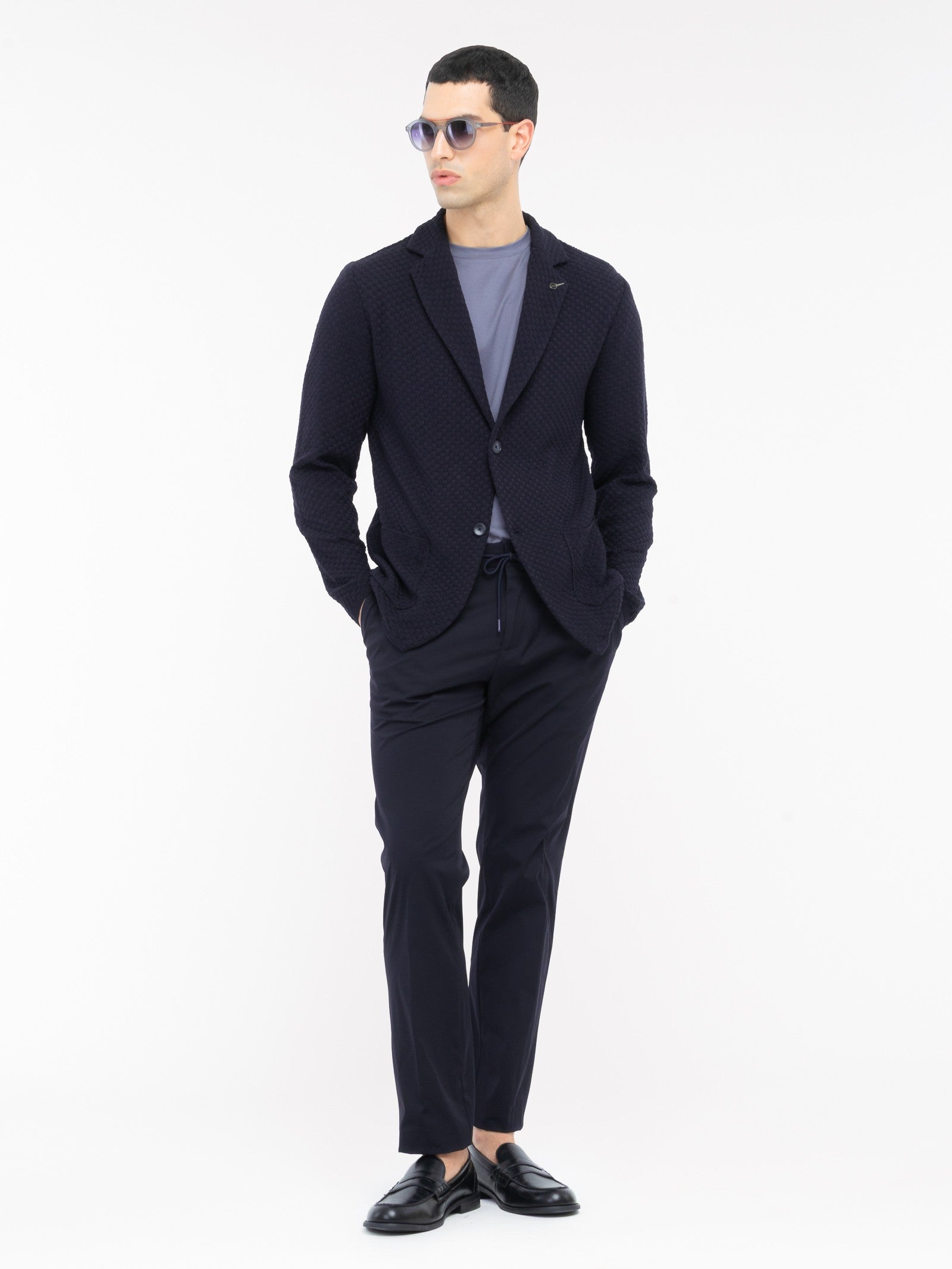 Pantalone jogging tecnico 44 / BLU