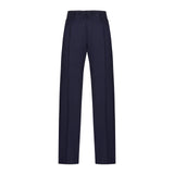 Pantalone jogging fresco di lana stretch 44 / BLU