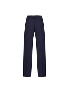 Pantalone jogging fresco di lana stretch 44 / BLU