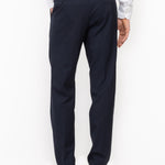 Pantalone jogging fresco di lana stretch 44 / BLU