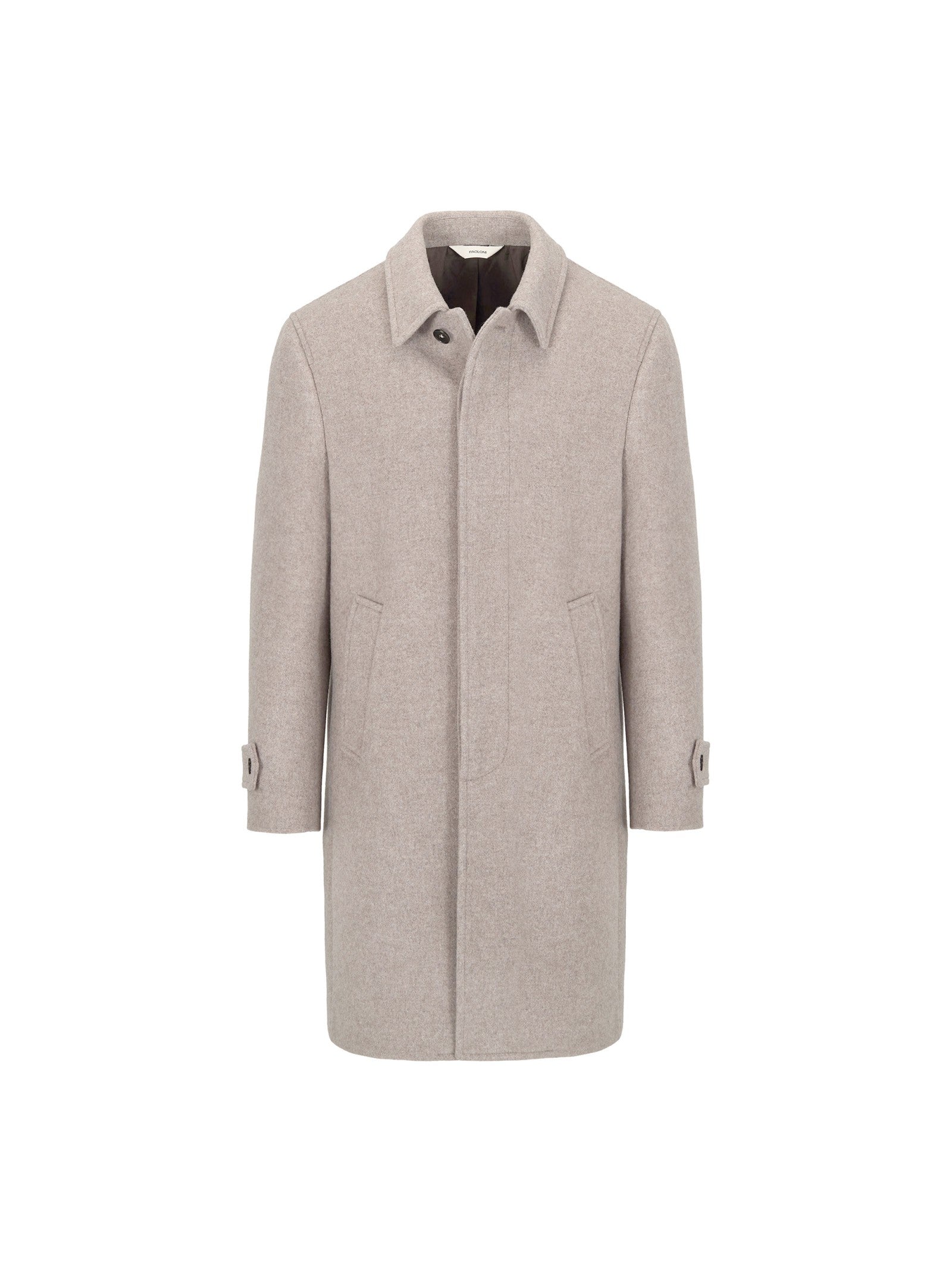 Cappotto panno misto lana cashmere 44 / MARRONE