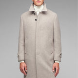 Cappotto panno misto lana cashmere 44 / MARRONE