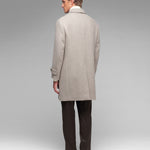 Cappotto panno misto lana cashmere 44 / MARRONE