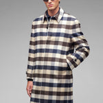 Cappotto check misto lana 44 / MARRONE