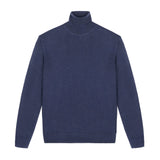 Dolcevita rasato pura lana merinos 3XL / BLU