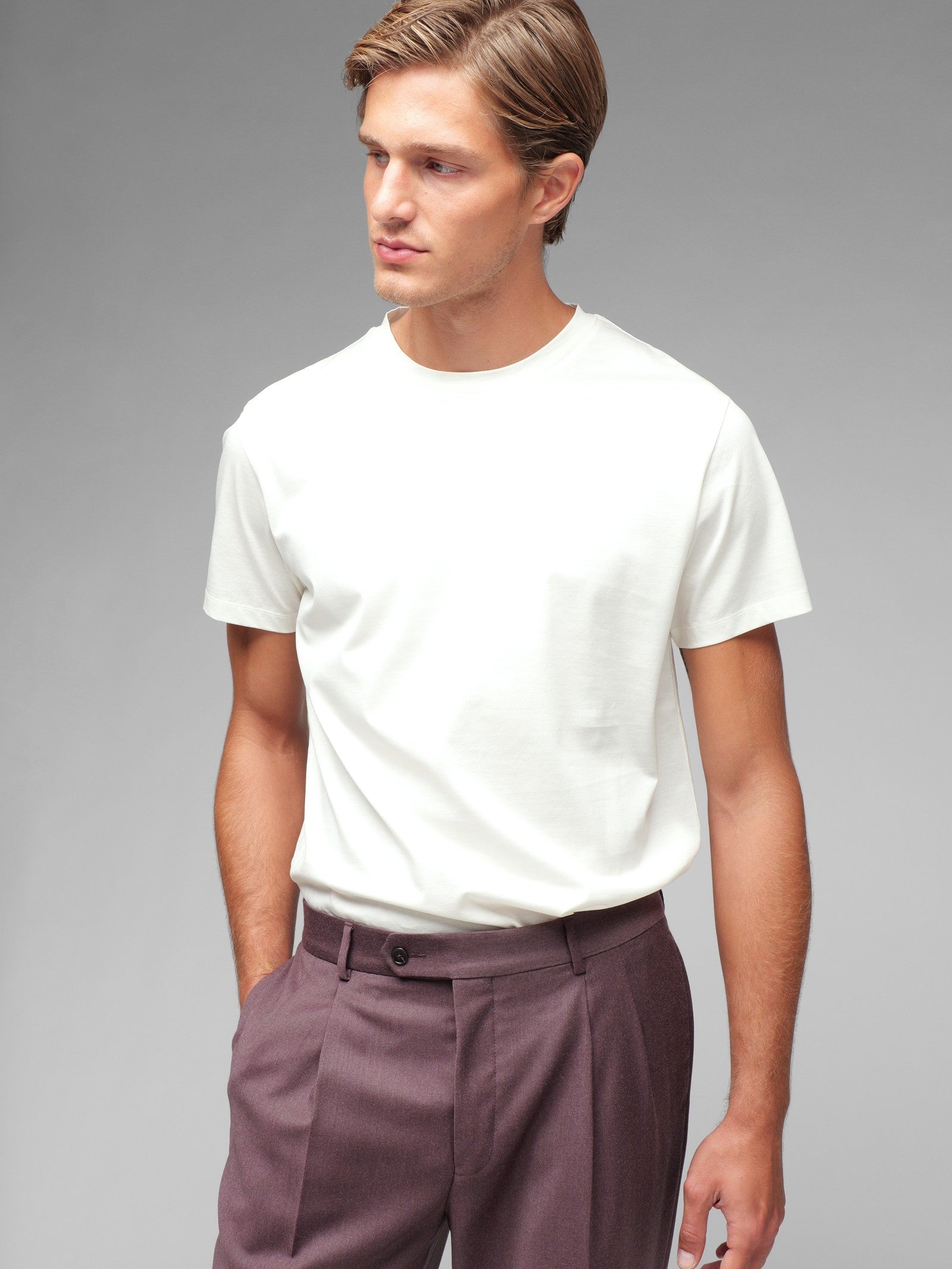 T-shirt jersey di cotone 3XL / BIANCO