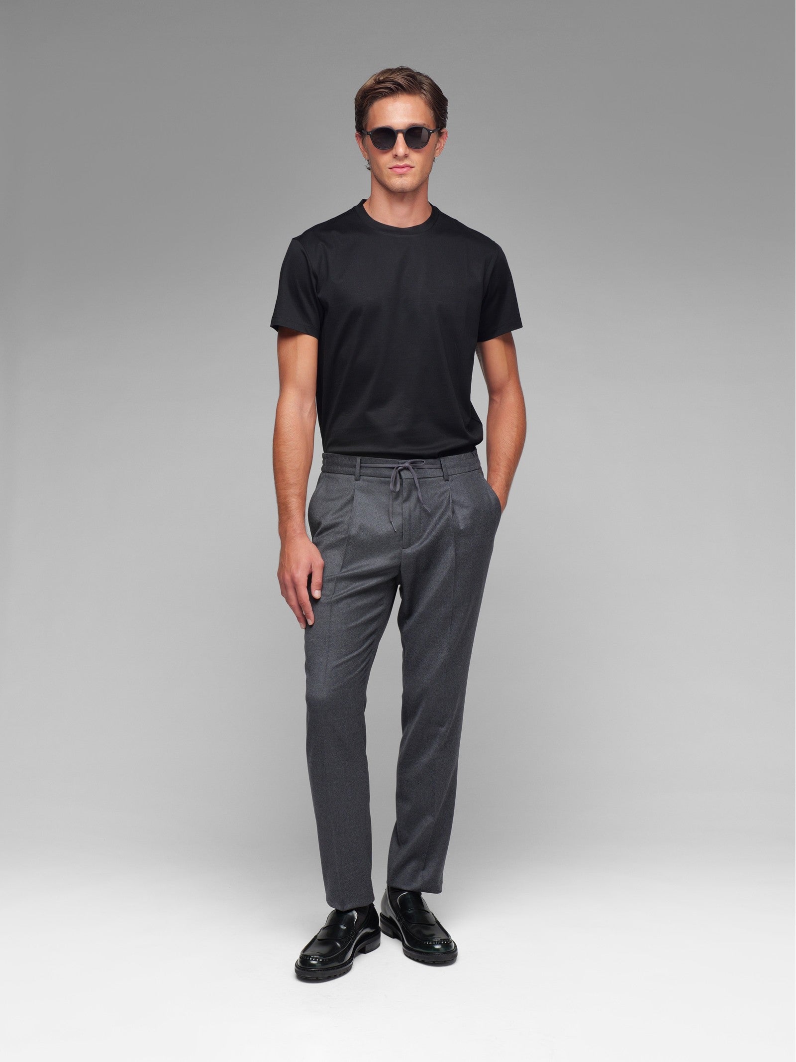 T-shirt jersey di cotone 3XL / NERO