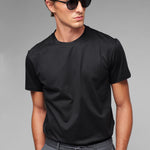T-shirt jersey di cotone 3XL / NERO