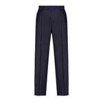 Pantalone jogging flanella di lana stretch 44 / BLU