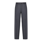 Pantalone jogging flanella di lana stretch 44 / GRIGIO